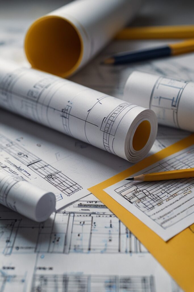 Leonardo_Lightning_XL_contracts_and_blueprint_in_white_yellow_0